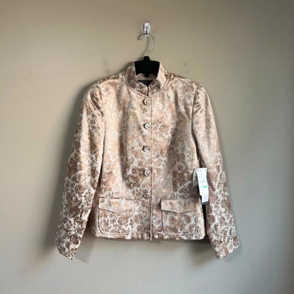 NWT Josephine Chaus size 8 soft gold‎ jacket